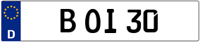 Truck License Plate